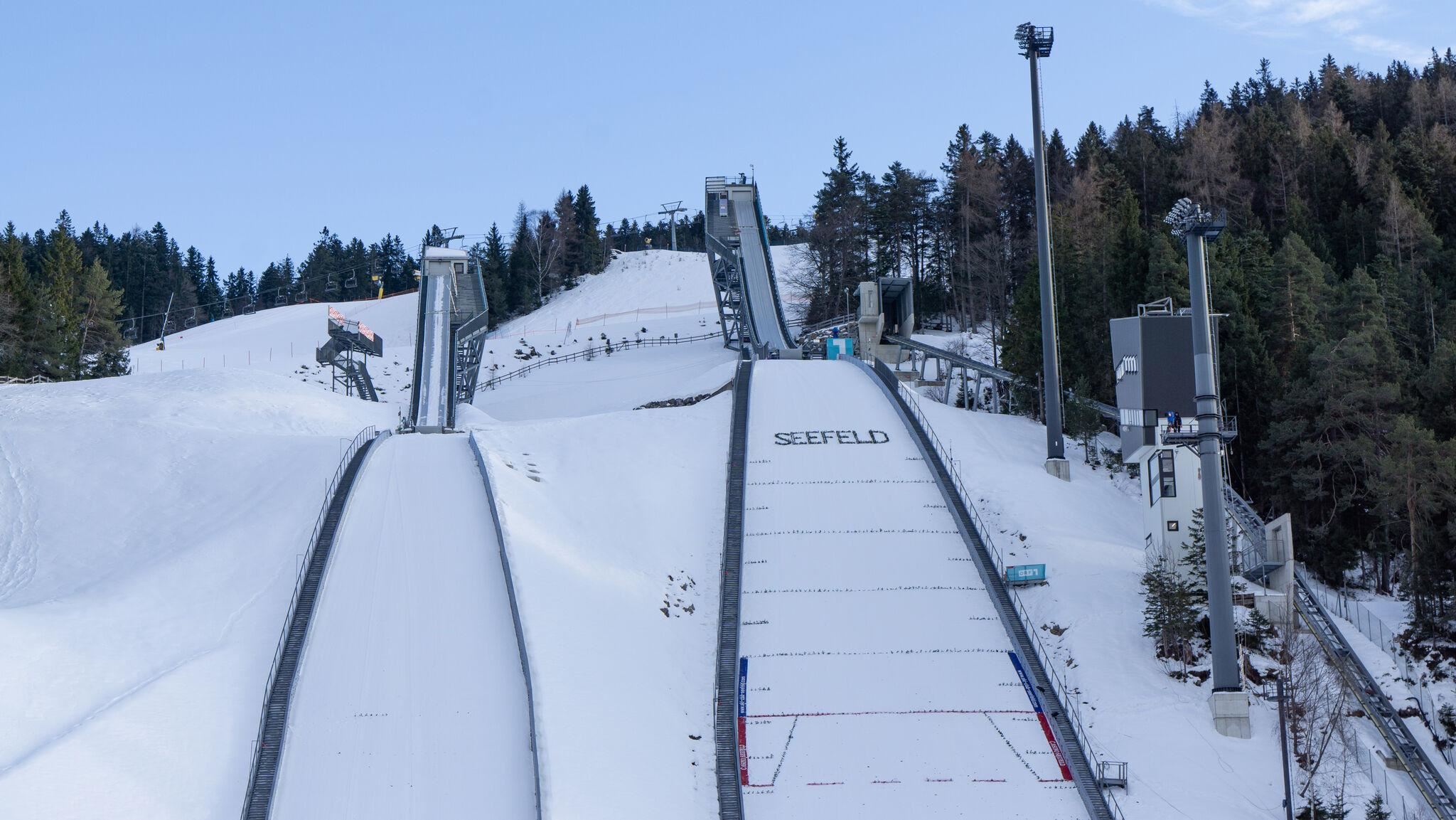 Ski jump Toni Seelos Schanze Seefeld