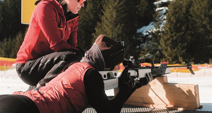 Biathlon in Leutasch in der Region Seefeld