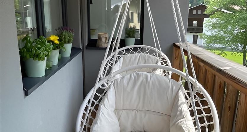 In this hanging chair, you have an amazing panoramic view! Relaxation guaranteed :-)