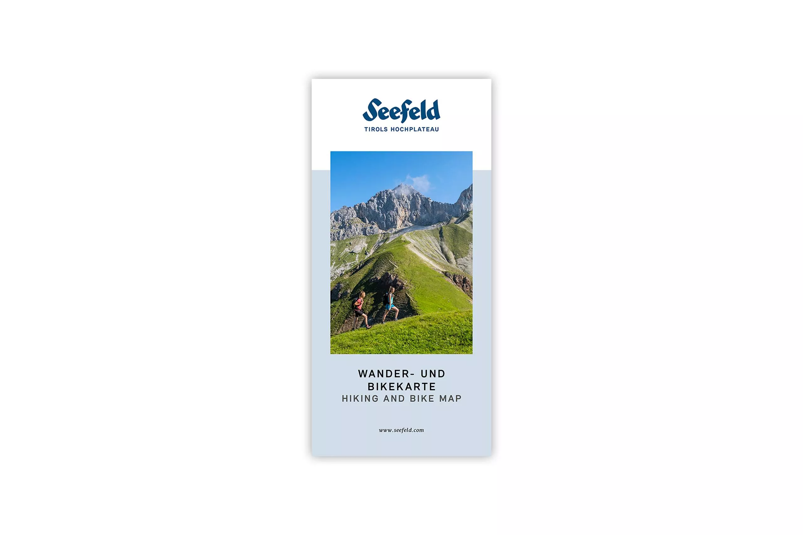 Hiking and biking map of the Seefeld region