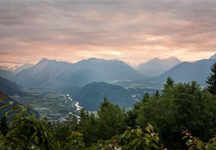 Ausblick Hotel Inntalerhof Mösern bei Seefeld