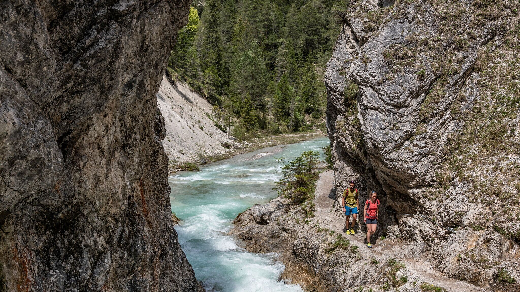 Wanderung durch die Gleirschklamm zur Möslalm
