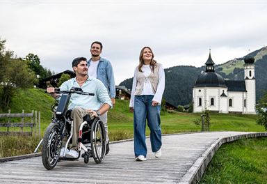 Barrierefreie Wanderung im Möserer Tal