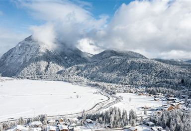 Winterlandschaft Leutasch-Weidach