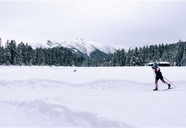 Cross-country skiing in Wildmoos