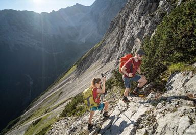 Ascent on the Brendelsteig