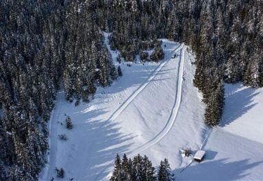 Panorama trail B7 aerial view
