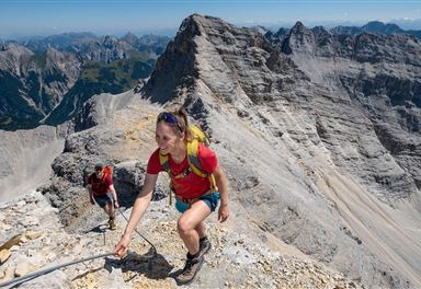 Ascent to the Östliche Ödkarspitze