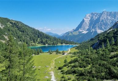 Blick auf den Seebensee