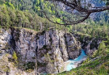 Blick auf den Karwendelbach