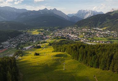 View from Gschwandtkopf towards Seefeld