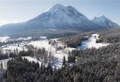 Winter landscape on the Wiesenweg