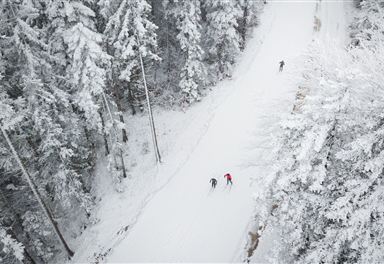 Waldloipe Alpenbad from a bird's eye view