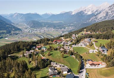 Blick von Mösern ins Inntal