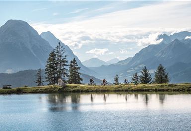 Radfahren am Kaltwassersee Seefeld