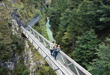 Brücke in der Leutascher Geisterklamm