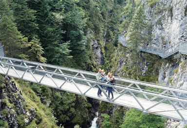 Brücke in der Leutascher Geisterklamm