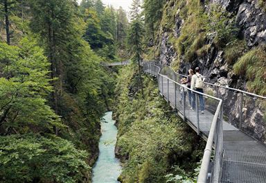 Wanderung in der Geisterklamm Leutasch