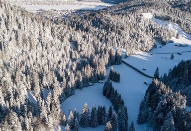 Wintery Fludertal in Leutasch