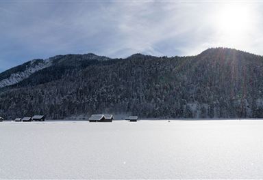 Winter landscape near Scharnitz