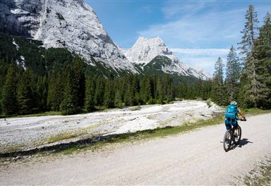 Mountain biking in Gaistal