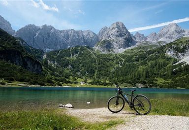 Mountain biking at Seebensee