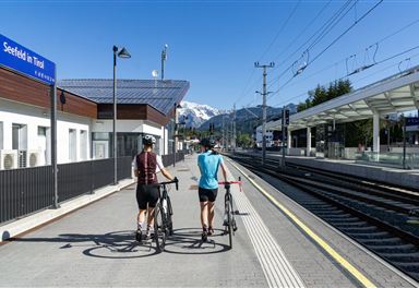 Anreise am Bahnhof Seefeld