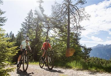 Gravel bikers at Brunschkopf