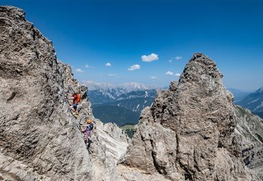 Haymon-Klettersteig an der Reitherspitze