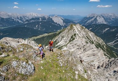 Haymon-Klettersteig an der Reitherspitze