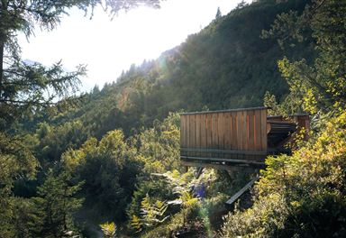 Aussichtsplattform am Höhenweg Leutasch