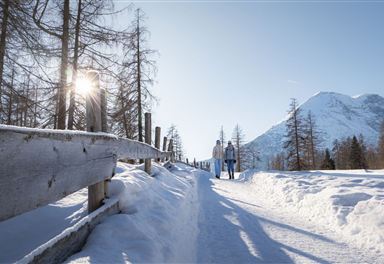 Winter hike on the Hofladen-Runde
