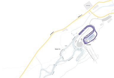Map 1 km IBU race track