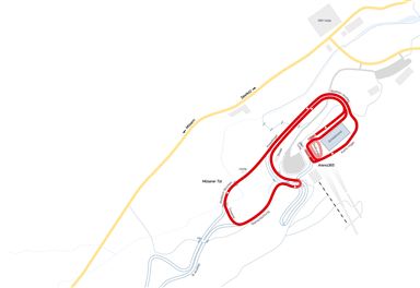 Map 2 km IBU race track