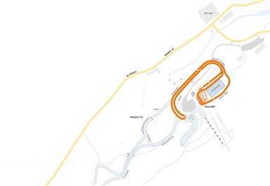 Map Biathlon race track 1.5 km