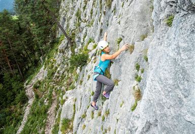 Klettern an den Sonnenplatten Scharnitz