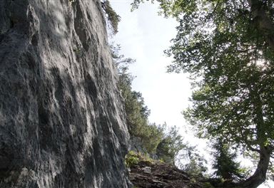 Kletterwand Mauerbogen in Leutasch