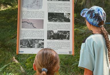 Infotafel am Knappensteig
