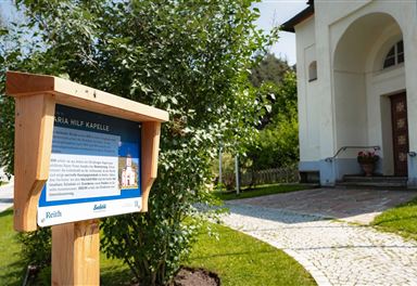 Infotafel Maria Hilf Kapelle