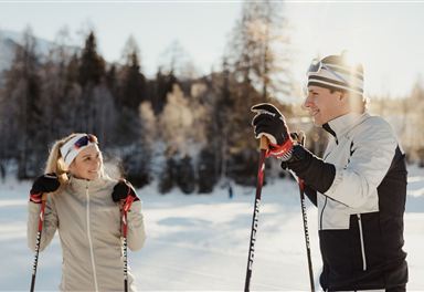 Cross-country skiers in Seefeld