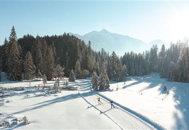 Cross-country skiing in Wildmoos
