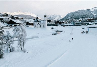 Cross-country skiing at Seekirchl Seefeld