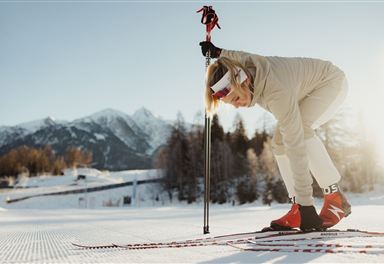 Cross-country skiing in Seefeld