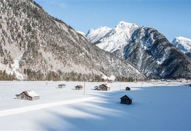 Winter landscape near Scharnitz