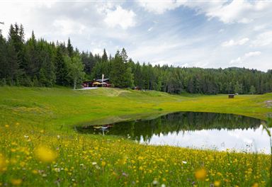 Lottensee mit Lottenseehütte