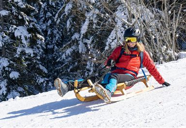 Tobogganing at Katzenkopf Leutasch