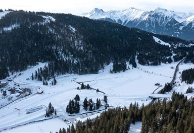 Winter sports area in the Möserer Tal