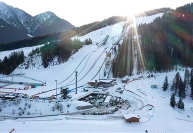 WM-Arena Seefeld aerial view