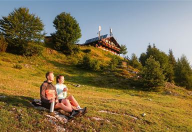 Rast bei der Rauthhütte