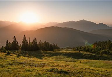 Sonnenaufgang an der Rauthhütte